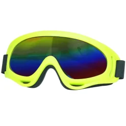 SALE Brille Skifahrer mit verspiegelten Gläsern, neon-gelb