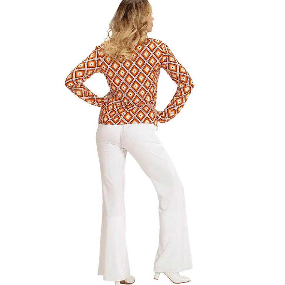 SALE Damen-Kostüm Bluse Rhombus, Gr. S-M