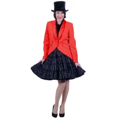 SALE Damen-Kostüm Frack Deluxe, rot, Gr. XS