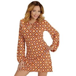 SALE Damen-Kostüm Kleid Groovy, Rhombus, Gr. S