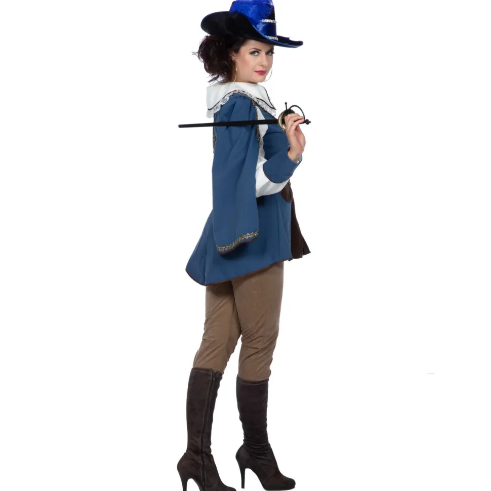 SALE Damen-Kostüm Lady Musketier, Jacke und Hose, Gr. 36