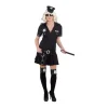 SALE Damen-Kostüm Police Girl, schwarz, Gr. 36
