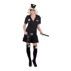 SALE Damen-Kostüm Police Girl, schwarz, Gr. 36