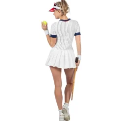 SALE Damen-Kostüm Retro Tennis-Kleid, Größe: 40