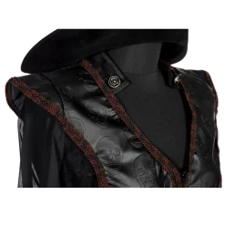 SALE Damen-Kostüm schwarze Piratin / Voodoo Hexe Deluxe, Gr. 36