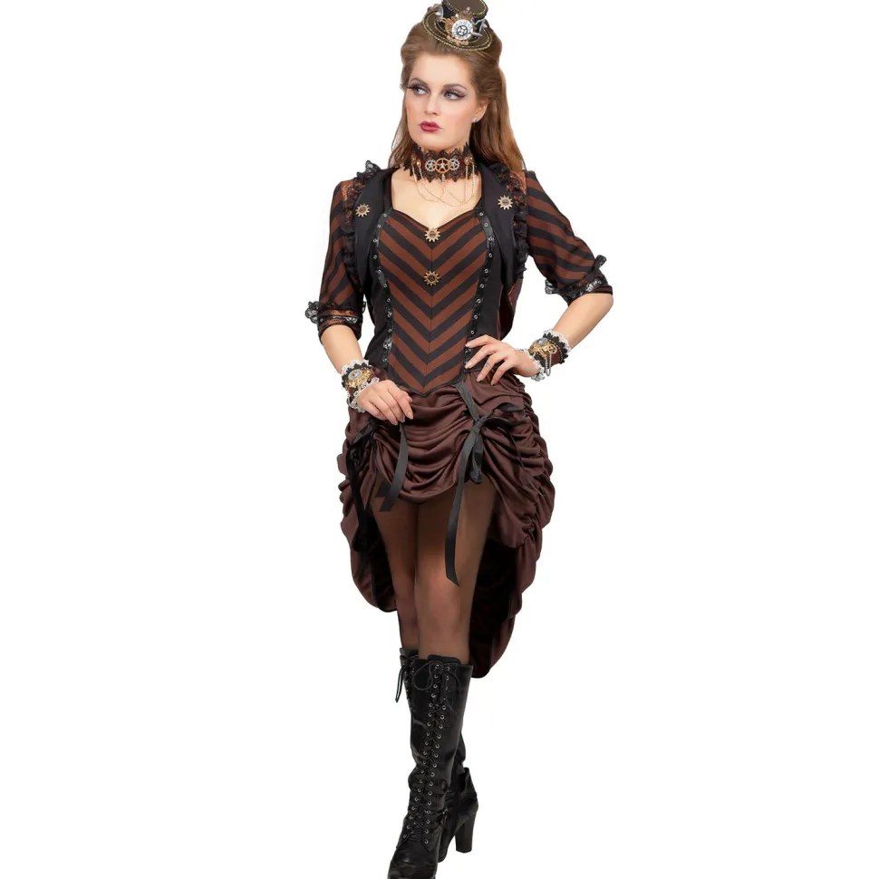 SALE Damen-Kostüm Steampunk Kleid, Gr. 36