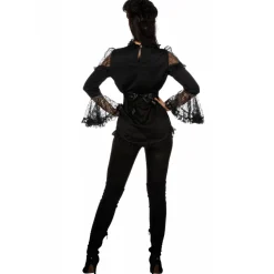 SALE Damen-Kostüm Viktorianische Bluse, Gr. 36