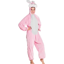 SALE Damen- und Herren-Kostüm Overall Kaninchen, Gr. S bis 165cm Körpergröße - Plüschkostüm, Tierkostüm