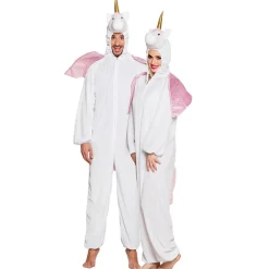 SALE Damen- und Herren-Kostüm Overall Einhorn, Gr. S bis 165cm Körpergröße - Plüschkostüm, Tierkostüm