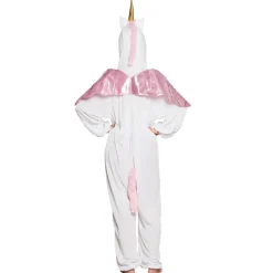 SALE Damen- und Herren-Kostüm Overall Einhorn, Gr. S bis 165cm Körpergröße - Plüschkostüm, Tierkostüm