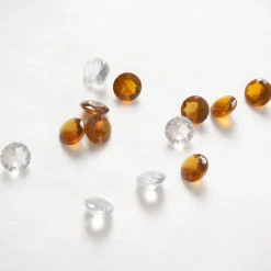 SALE Deko-Diamanten, braun, 50 Stück