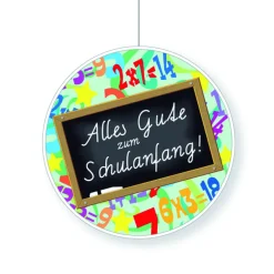 SALE Deko-Hänger Alles Gute zum Schulanfang, 28 cm