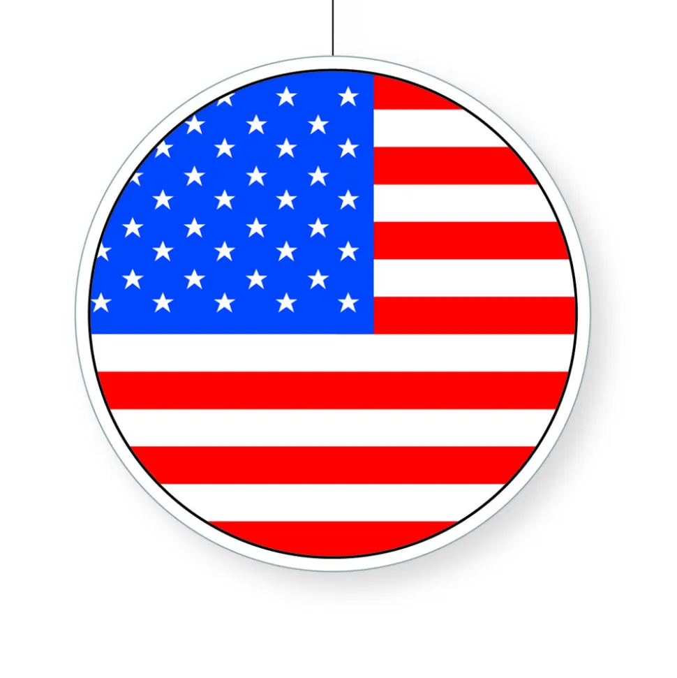 SALE Deko-Hänger USA Flagge, 28 cm