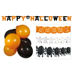 SALE Deko-Set Halloween 14 tlg. Flammensicher!