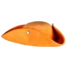 SALE Dreispitz Flair aus Samt, orange, Kopfweite 57-58cm