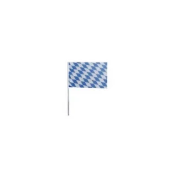 SALE Fahne Bayern aus Papier, 12x24 cm, Bayrische Dekoration, Bayrisches Fest, Blau-Weiß