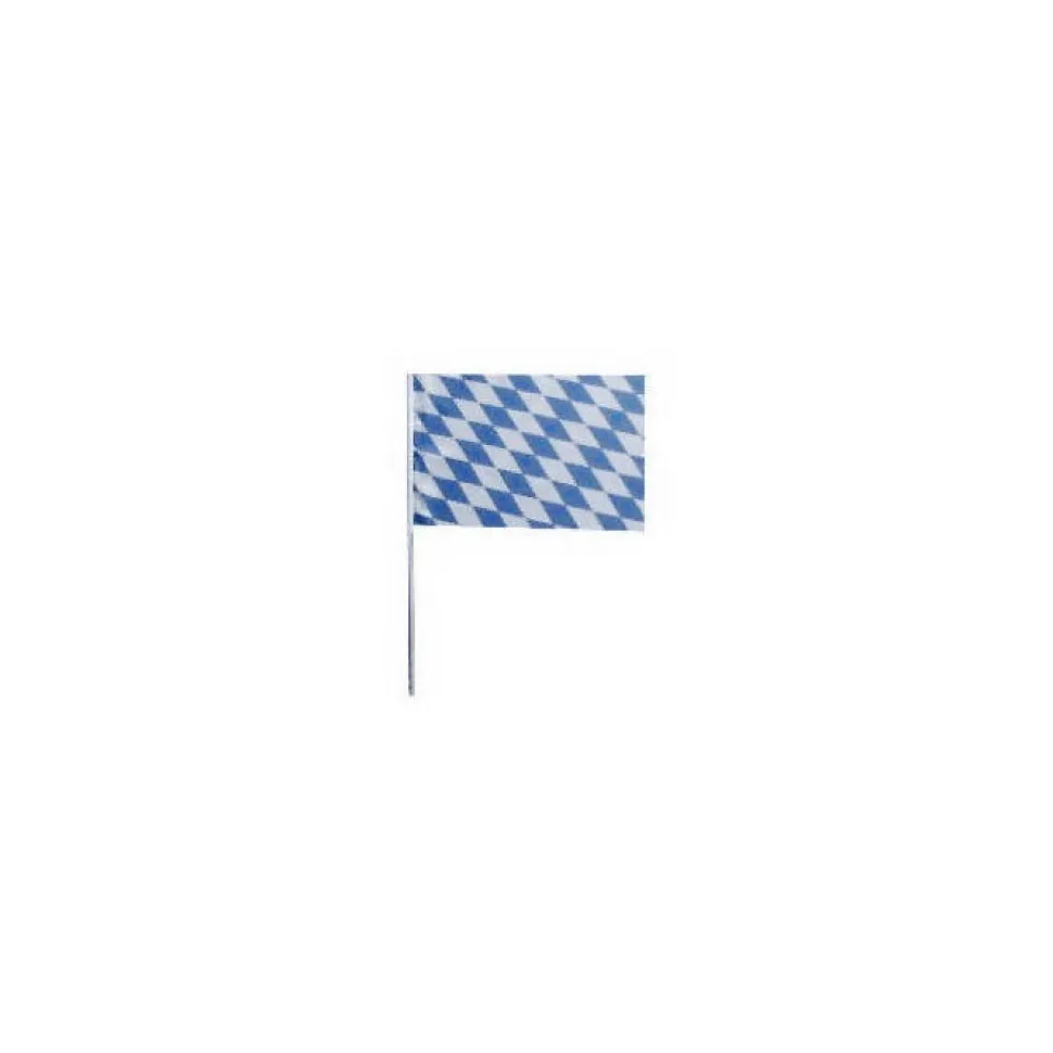 SALE Fahne Bayern aus Papier, 12x24 cm, Bayrische Dekoration, Bayrisches Fest, Blau-Weiß