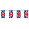 SALE Fahnenkette Großbritannien mit 14 Fahnen, je 12cm x 24cm, 4m, schwer entflammbar