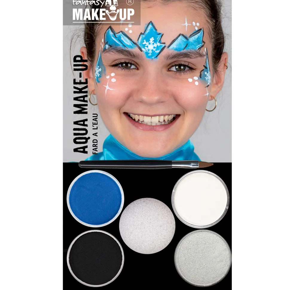 SALE Fantasy Aqua-Schmink-Set, Prinzessin Winter, Vorteilspack, 6-teilig