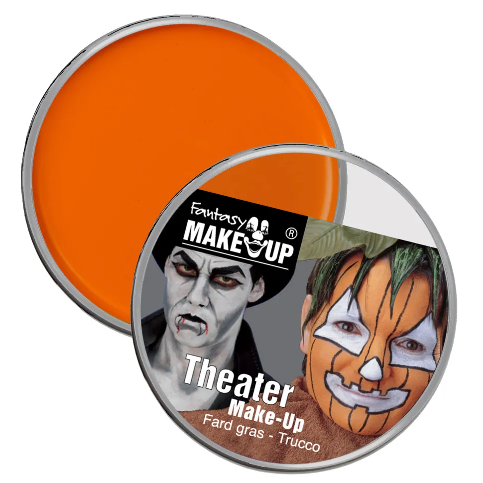 SALE Fantasy Theater-Make-Up / Creme-Schminke auf Fettbasis, 25g, Halloween-Orange