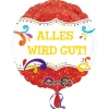 SALE Folienballon ALLES WIRD GUT! 45cm