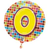 SALE Folienballon Blocks, Zahl 0, 1 Stk. Ø 43 cm