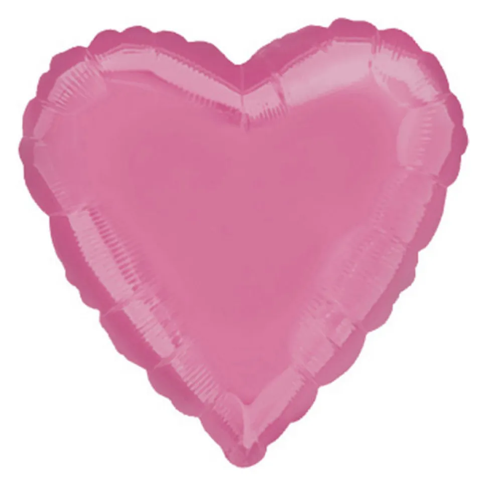 SALE Folienballon Herz Bubble Pink, ca. 45cm