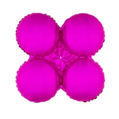 SALE Folienballons 4er, rund, pink, 10 Stk., 43cm