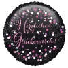 SALE Folienballon Sparkle Pink, ca. 45 cm