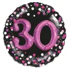 SALE Folienballon Sparkling Pink 30th, ca. 81 cm