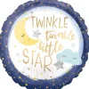 SALE Folienballon Twinkle Little Star, ca.43 cm