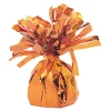 SALE Gewicht für Heliumballon / Folienballon mit Folienfransen, Gewicht: ca. 175 g, Farbe: Orange