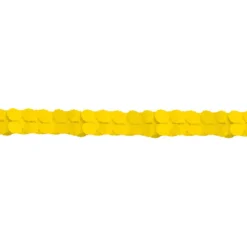 SALE Girlande aus Papier, gelb, 365 cm