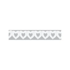 SALE Girlande Cut-Out Herz, weiß, 3 m
