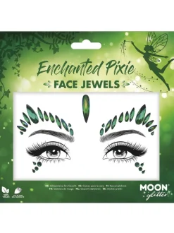 SALE Glitzersteine fürs Gesicht, Glitter, verzauberte Fee, Grüntöne