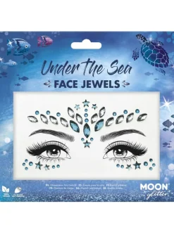SALE Glitzersteine fürs Gesicht, Glitter, Unter dem Meer, Blautöne
