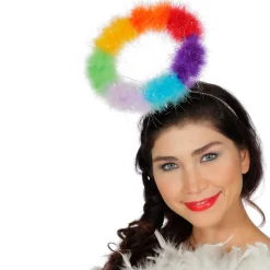 SALE Haarreif Regenbogen Heiligenschein