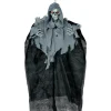 SALE Halloween-Deko-Figur Fetzenskelett mit Licht-, Sound- und Bewegungseffekt, 90cm