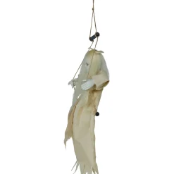 SALE Halloween-Deko-Figur Mädchen auf Schaukel, mit Licht- und Soundeffekt, 75cm
