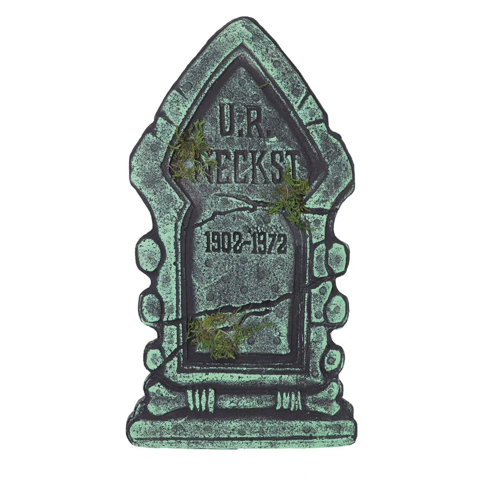 SALE Halloween-Deko Grabstein 1902-1972, 43x22cm