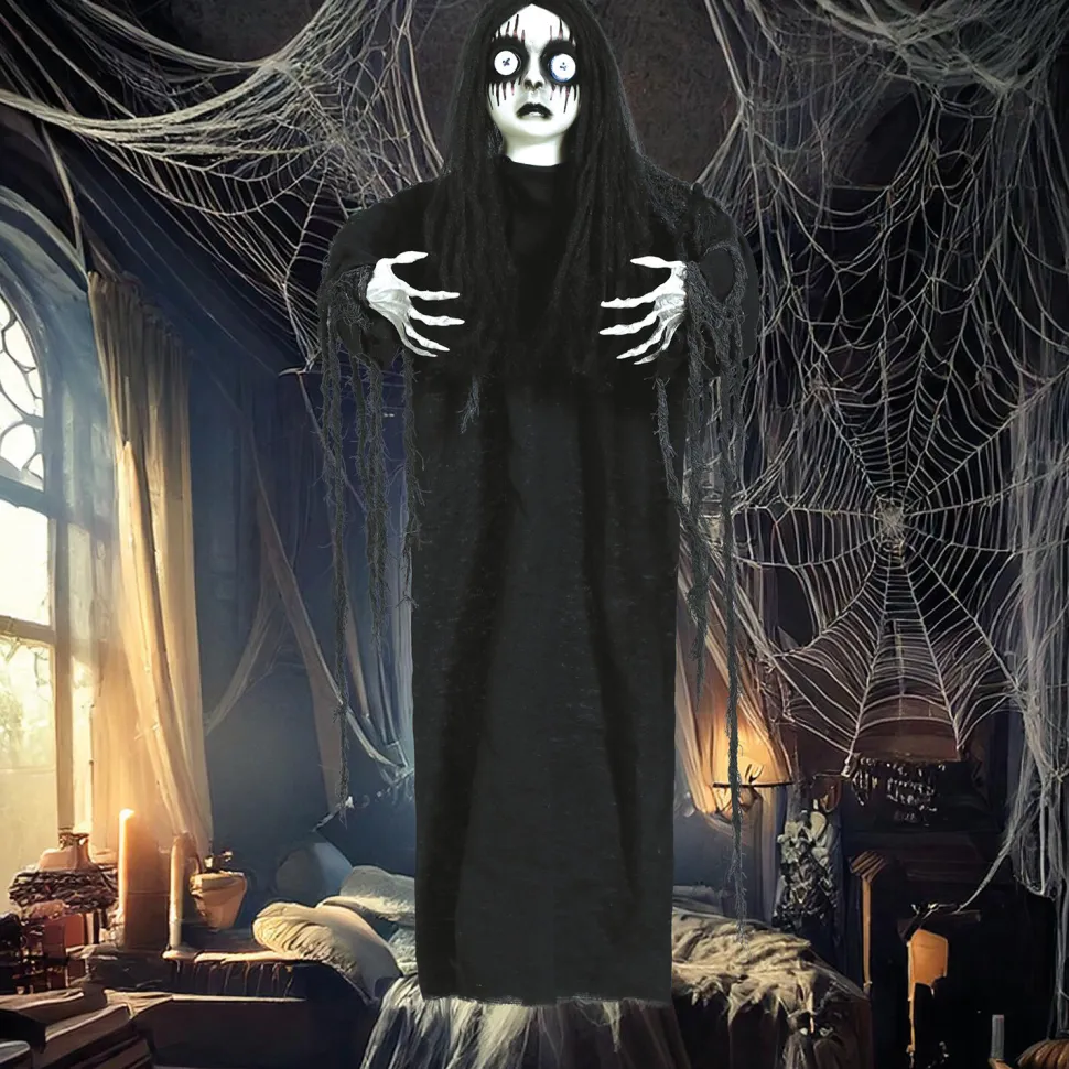 SALE Halloween-Deko totes Mädchen, mit Aufhänger, 90cm