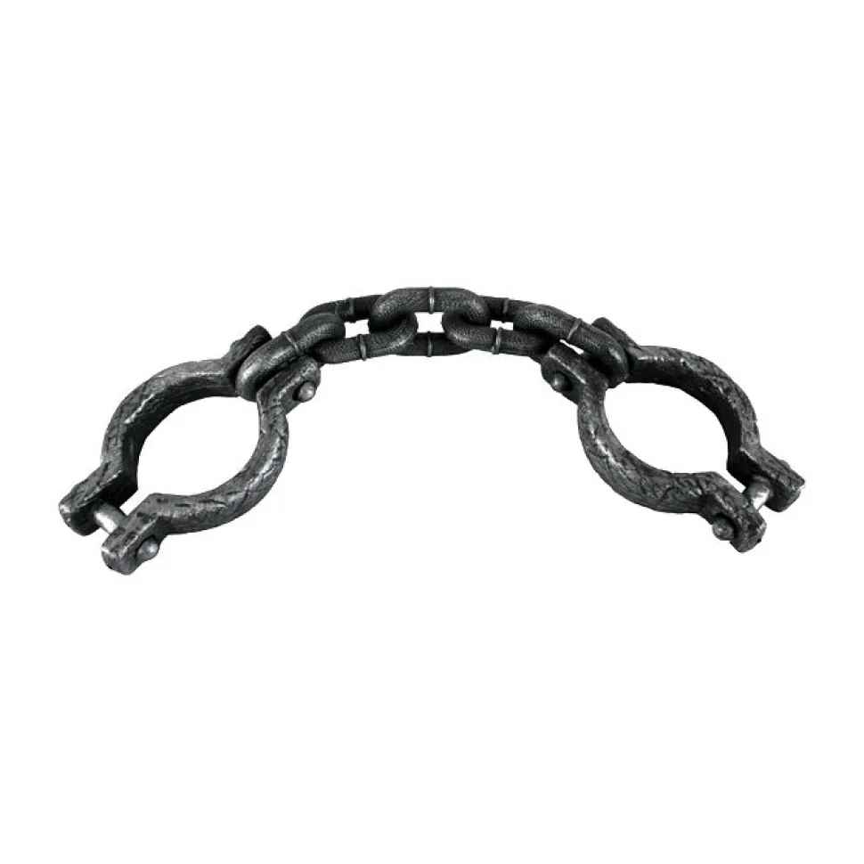 SALE Handfesseln in Eisenoptik aus Kunststoff