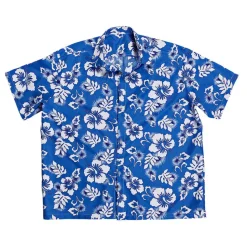 SALE Herren-Kostüm Hawaiihemd, blau, Gr. XL