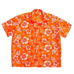 SALE Herren-Kostüm Hawaiihemd, orange, Gr.M-L
