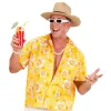 SALE Herren-Kostüm Hawaiihemd, gelb, Gr. XL