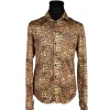 SALE Herren-Kostüm Hemd Leopard, Größe: S