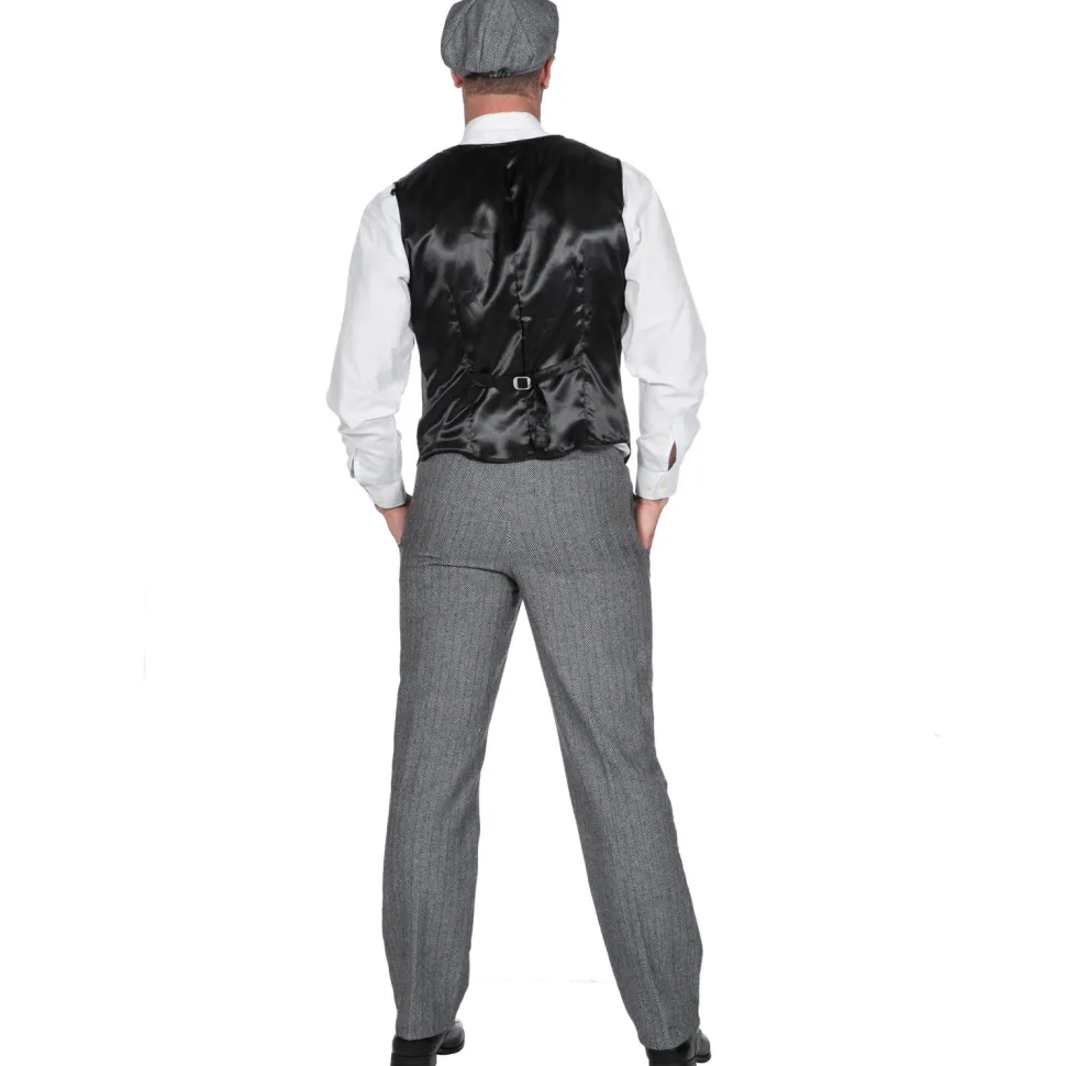 SALE Herren-Kostüm wilde 20er, schwarz-weiß, Gr. 48