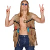 SALE Herren-Weste Hippie / Indianer mit Fransen, Gr. 48