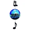 SALE Hänge-Girlande Musiknoten Disco, 80 cm