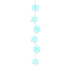 SALE Hänge-Girlande Schneeflocken, 108 cm